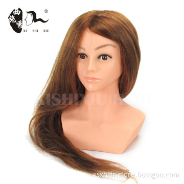Wholesale cheap human hair african american mannequin head with wig